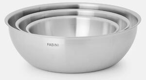 Fabini Sada nízkých mís Solo, 3 díly - Nerezové mísy