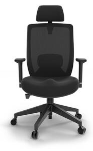 Ergonomická kancelářská židle Liftor Space, černá