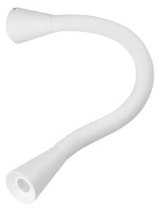 Linea Light 7220 Snake_W1, bílá flexibilní LEDka k posteli bez vypínače, 2W LED 3000K, délka 42cm