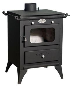 ZVEZDA Retro G, Volně stojící kamna na dřevo s prosklením, 6,9 kW, Ø 130 mm