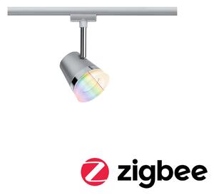 Paulmann 95525 Cone, spot pro Urail system, ZigBee GU10 5,5W RGBW, stmívatelné, matný chrom