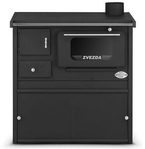 ZVEZDA Classic SP, Sporák na dřevo s troubou a varnou plochou, 6,1 kW, Ø 130 mm
