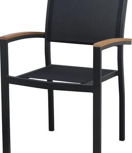 Zahradní jídelní židle HECK BLACK Židle a křesla