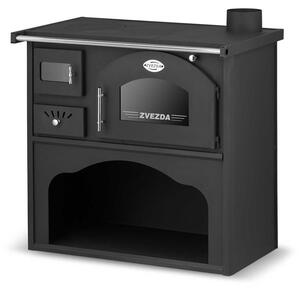 ZVEZDA Classic GFS, Sporák na dřevo s troubou a varnou plochou, 5,9 kW, Ø 130 mm