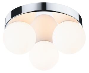 Paulmann 71062 Gove, koupelnové stropní svítidlo 3xG9 max. 20W, chrom, průměr 22cm, IP44