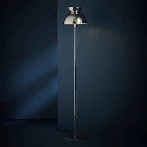 FRANDSEN Stojací lampa Butterfly, chromová, 135 cm, E14, Chrom / stříbro, Obývací pokoj / jídelna, kov, Design