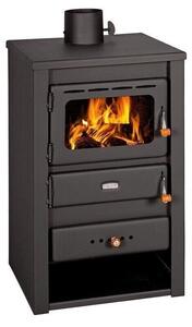 PRITY K22, Volně stojící kamna na dřevo s prosklením, 10,4 kW, Třída A, Ø 130 mm