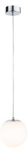 Paulmann 71066 Gove, koupelnové závěsné svítidlo LED 9W 3000K, chrom, průměr 17cm, IP44