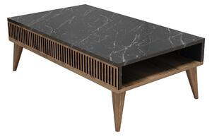 Konferenční stolek Milan Walnut Black