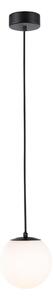 Paulmann 71073 Gove, koupelnové závěsné svítidlo LED 9W 3000K, černá, průměr 17cm, IP44