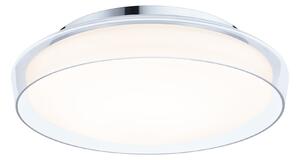 Paulmann 71075 Luena, koupelnové stropní svítidlo LED 16,5W 3000K, sklo/chrom, průměr 35cm, IP44