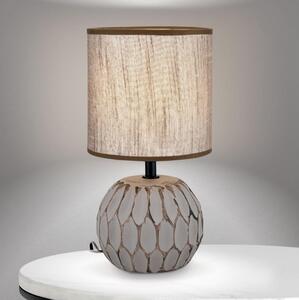 Orion LA 4-1224/1 - Stolní lampa PINIA 1xE14/25W/230V keramika béžová/šedá