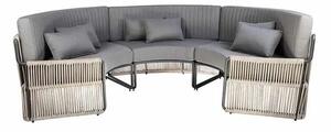 Zahradní sedací souprava ROMA SMALL GREY Sedací soupravy
