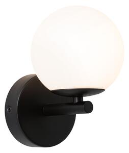 Paulmann 71074 Gove, koupelnové nástěnné svítidlo LED 5W 3000K, černá, průměr 12cm, IP44