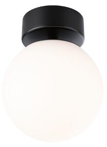 Paulmann 71072 Gove, koupelnové stropní svítidlo LED 9W 3000K, černá, průměr 17cm, IP44