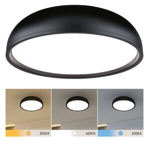Paulmann 71084 Oka, koupelnové stropní svítidlo LED 24W White Switch, černá, průměr 36cm, IP44