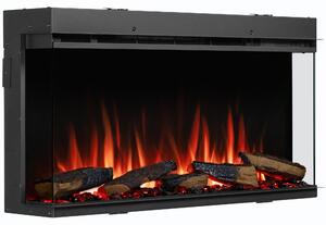 Elektrický krb, vestavný krb BALDERIA Athena 36 – výkon až 1500 W, černý