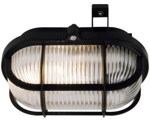 Nordlux 17051003 Skotlampe, venkovní nástěnné svítidlo, 1xE27 max 60W, plast, černá, IP44, průměr 18cm