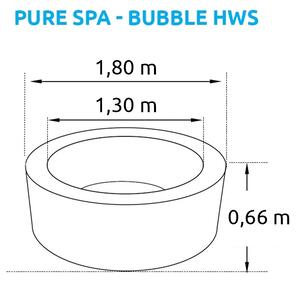 Marimex | Vířivý bazén Pure Spa - Bubble HWS, modrý | 11400275