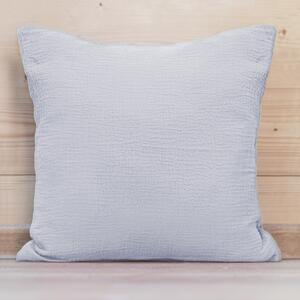 Biante Mušelínový povlak na polštář MSN-023 Světle modrošedý 30 x 50 cm