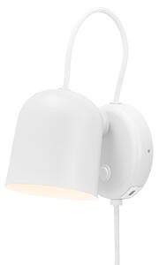 Nordlux 2120601001 Angle, nastavitelná nástěná lampa s USB výstupem a vypínačem, 1xGU10 max.25W, bílošedá, průměr 10,5cm