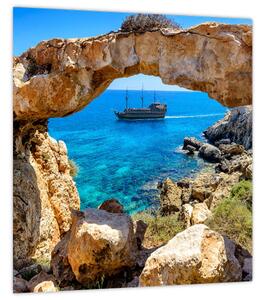 Obraz - Cape Greco (30x30 cm)