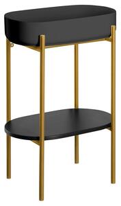 Sapho Sapho, PUNO podstavec s umyvadlem 550x860x360mm, zlatá mat, SKA570-5-01