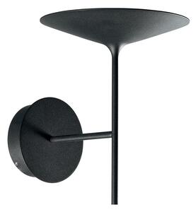 Linea Light 8501 Poe_W, moderní černé nástěnné svítidlo LED 7W 3000K, průměr 17,5cm