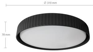 Brilagi - LED Stropní svítidlo LUCIA LED/24W/230V pr. 31 cm černá