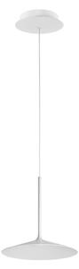 Linea Light 8350 Poe_P1, moderní bílé závěsné svítidlo LED 7W 3000K, průměr 17,5cm
