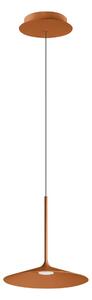 Linea Light 8354 Poe_P1, moderní závěsné svítidlo v barvě terakota LED 7W 3000K, průměr 17,5cm