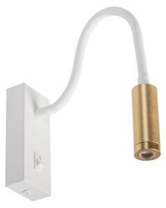 Kanlux 32518 - LED Flexibilní lampička TONIL LED/3,3W/230V bílá/zlatá