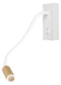 Kanlux 32518 - LED Flexibilní lampička TONIL LED/3,3W/230V bílá/zlatá