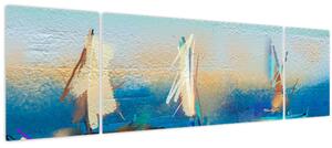 Obraz - Obraz krajiny, malba (170x50 cm)