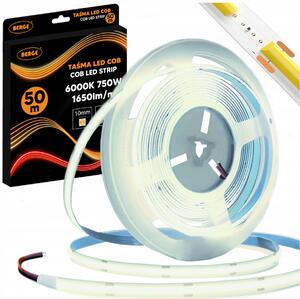 BERGE LED pásek COB Neon 12V - 528D - 15W/m - IP20 - 1650lm - 50m - studená barva