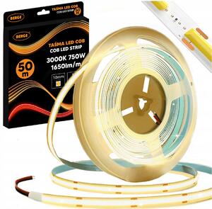 BERGE LED pásek COB Neon 12V - 528D - 15W/m - IP20 - 1650lm - 50m - teplá barva