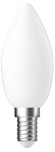 Mléčná LED svíčka NORDLUX Filament 1,2 až 6,8 W, 2700K, E14 Varianta: 2,1 W=25 W, Ø 97 x 35 mm, 250 lm, 2700 K, mléčná