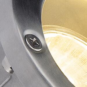 SLV 229741 Nautilus, venkovní reflektor, 1x GU10 max. 35W, nerez, vč. kabelu 1,5 m
