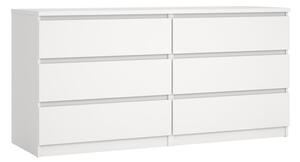 Bílá komoda 154x76x50 cm Naia – Tvilum