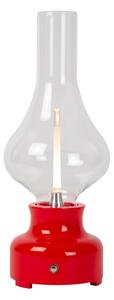 LUCIDE 74516/02/32 JASON stolní lampička V300mm LED 2W/122lm 3000K červená, nabíjecí baterie, 3StepDIM