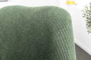 Jídelní židle SCANDINAVIA CORD zelená / černá skladem