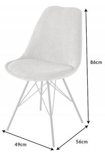 Jídelní židle SCANDINAVIA CORD šedá / černá Nábytek | Jídelní prostory | Jídelní židle | Všechny jídelní židle