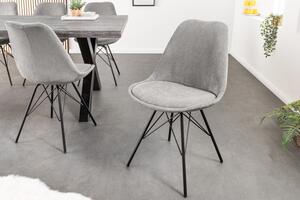 Jídelní židle SCANDINAVIA CORD šedá / černá Nábytek | Jídelní prostory | Jídelní židle | Všechny jídelní židle