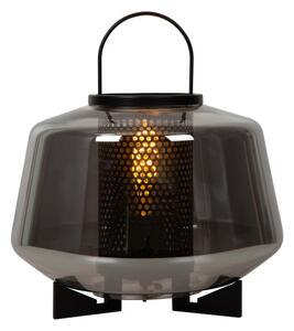 LUCIDE 45504/01/65 SISKA stolní lampička V325mm 1xE27 černá, kouřová