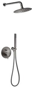 Sprchový systém Novaservis Ferro Ciriculus s pákovou baterií gun metal BCK7PGM-SET1-S