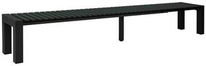 Mindo Rozkládací jídelní lavice Mindo 111, 240/297x45x46 cm, lakovaný hliník barva Dark Grey