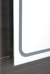 Sapho Gemini Zrcadlo 50x70 cm s LED osvětleným lemem, GM050