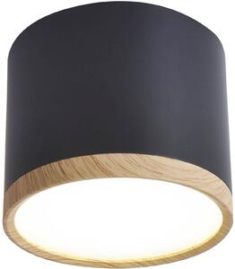 Candellux Tuba stropní světlo 1x9 W černá-dřevo 2275949