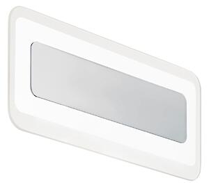 Linea Light 8881 Antille_S, nástěnné svítidlo z pískovaného skla a chromu, 14W LED 3000K, délka 31cm