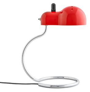 Stilnovo 9067 Minitopo Classic, červená stolní retro lampička, 1x7W LED E27, výška 36cm